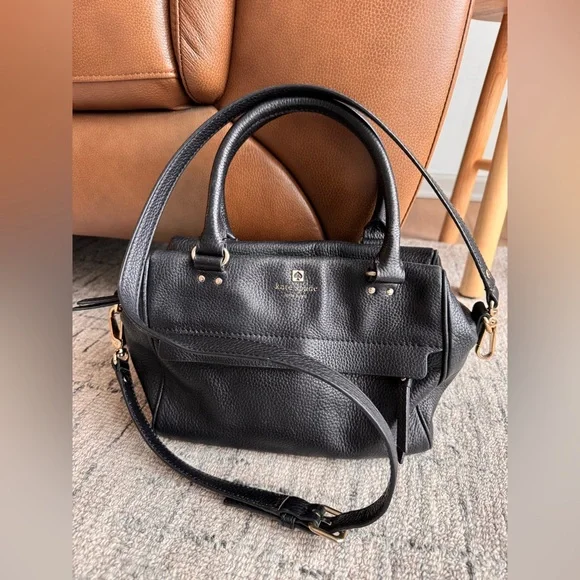 Kate Spade Hadlen black pebble leather bag - Picture 2 of 8